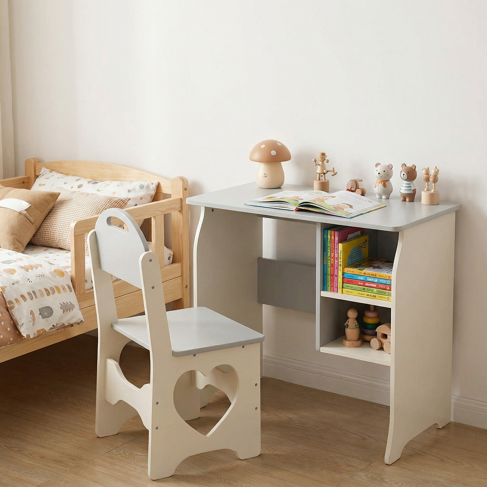 Kids Study Desk and Chair Set
