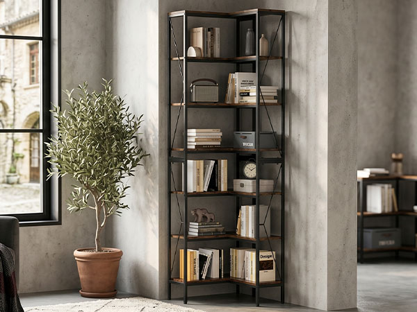 Industrial Ladder Bookcase