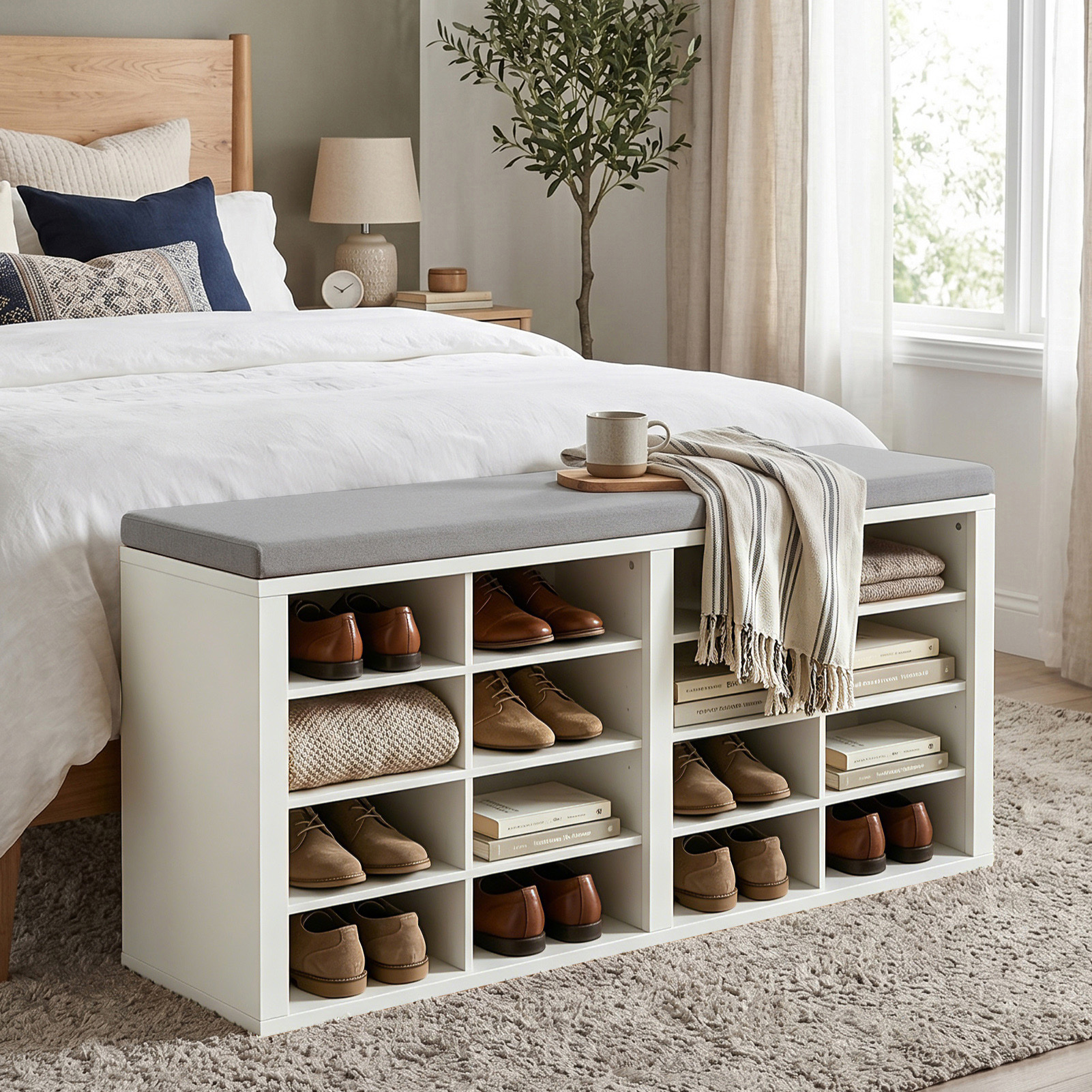 Entryway Storage Bench